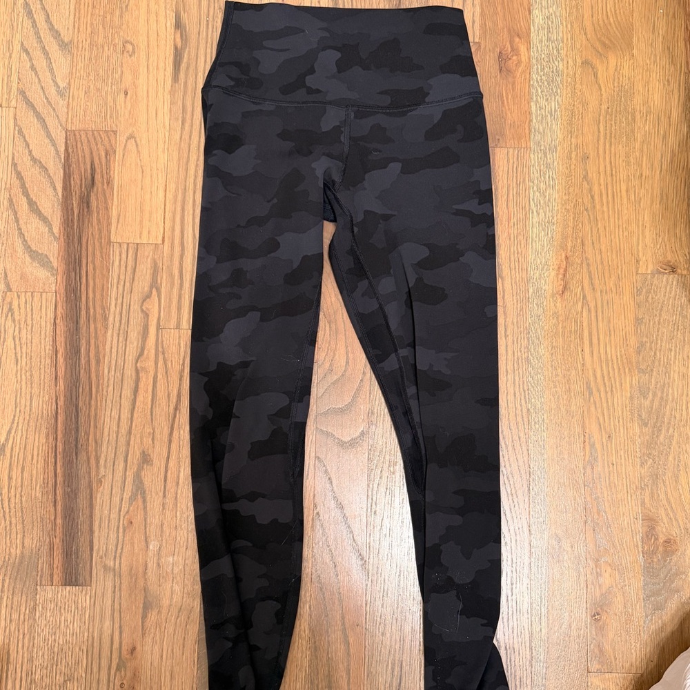 Black Camo Lululemon Align Leggings